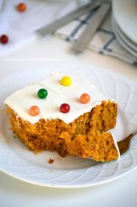 Pumpkin Cake from What The Fork Food Blog