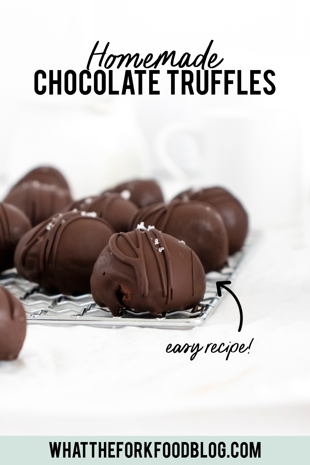 Easy Chocolate Truffles Recipe - What the Fork
