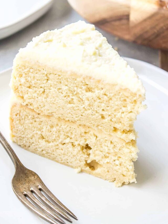 Eggnog Cake with White Chocolate Ganache Story What the Fork