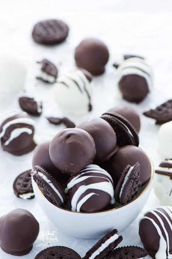 Easy Gluten Free Oreo Truffles 