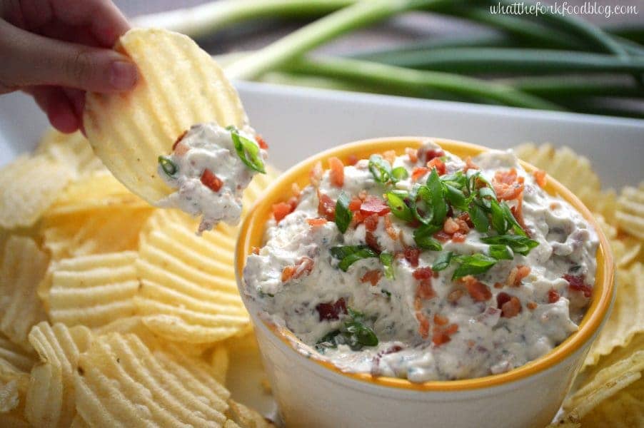 Crack Dip from What The Fork Food Blog