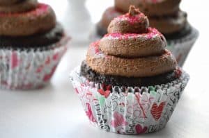 Chocolate Cupcakes for Two from What The Fork Food Blog