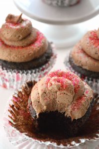 Chocolate Cupcakes for Two from What The Fork Food Blog