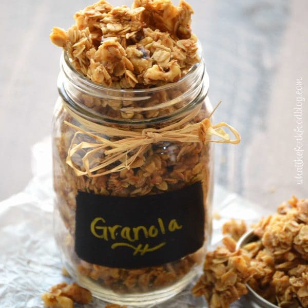 Maple Walnut Granola What the Fork