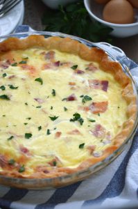 Bacon and Swiss Quiche from What The Fork Food Blog
