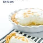 Coconut Cream Pie is a true dessert comfort food! Flaky pie crust filled with creamy coconut custard, layered with sweet fresh whipped cream and topped with toasted coconut. It’s a DREAM! Make it with a gluten free pie crust or a regular pie crust, your choice! This easy pie recipe is great for any holiday or get together. Easy dessert recipe from @whattheforkblog - visit whattheforkfoodblog.com for more! #glutenfree #pie #coconut #dessert #easydessert #recipe #dessertrecipes #coconutrecipes