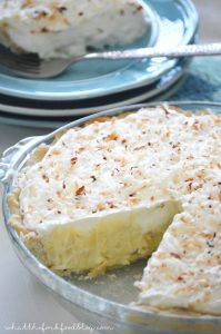Coconut Cream Pie from What The Fork Food Blog
