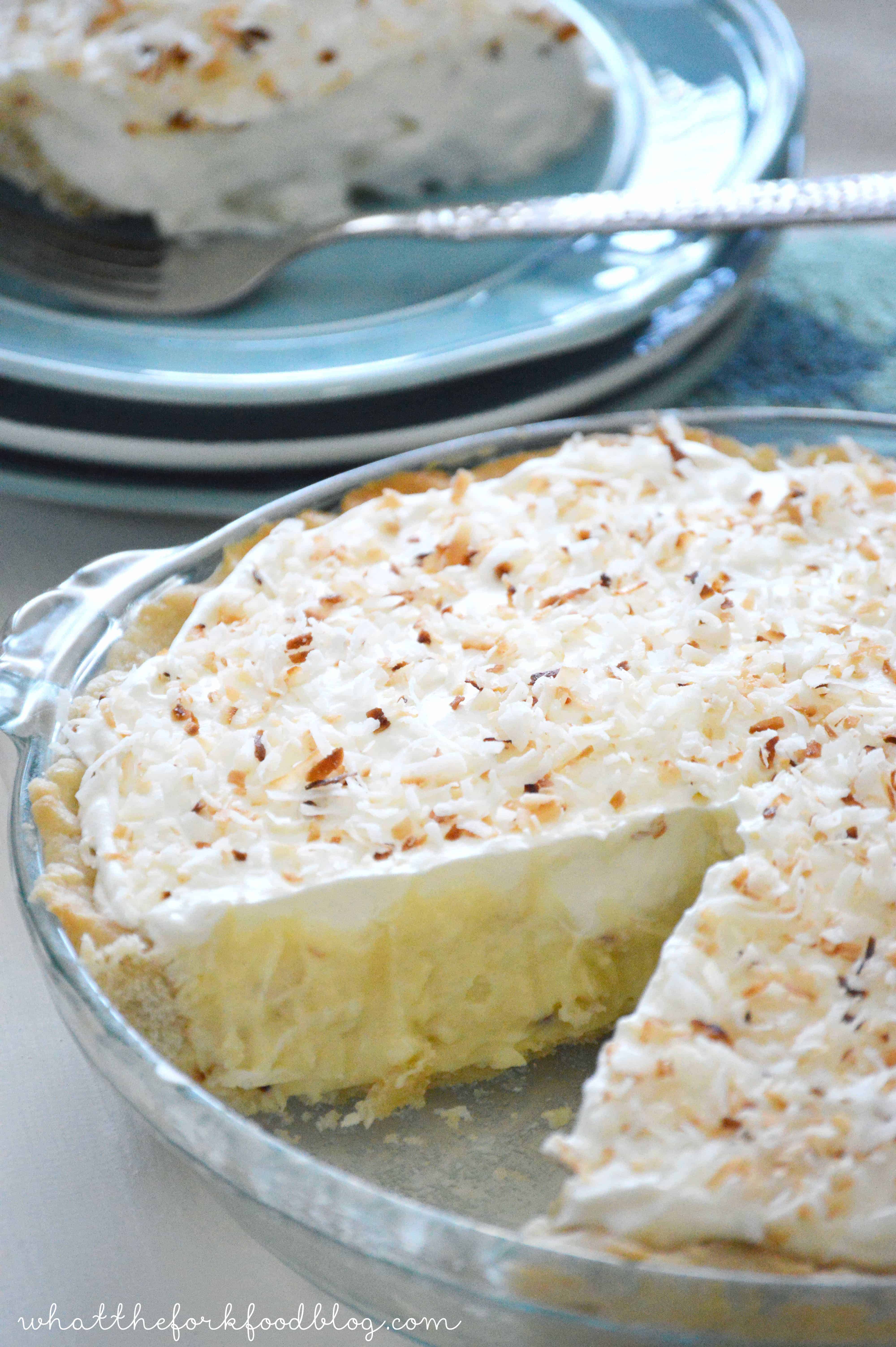 Coconut Cream Pie - What the Fork