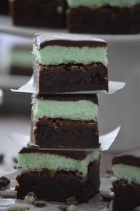 Flourless Chocolate Mint Brownies from What The Fork Food Blog
