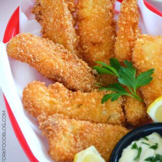 Gluten Free Fish Sticks from What The Fork Food Blog