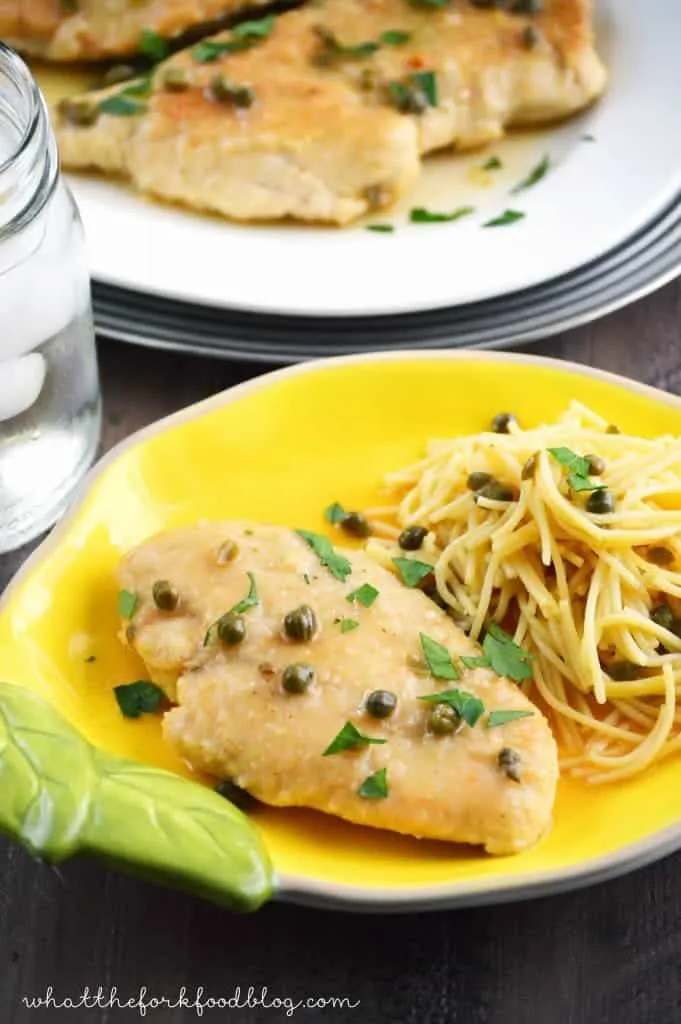 Chicken Piccata from What The Fork Food Blog