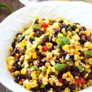 Corn Salad {AKA Texas Caviar} from What The Fork Food Blog