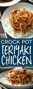 Crock Pot Teriyaki Chicken - the homemade sauce is so easy and delicious! Makes a great meal any night of the week. | @WhatTheForkBlog | whattheforkfoodblog.com | gluten free meals | gluten free teriyaki sauce | homemade teriyaki sauce | easy chicken recipes | slow cooker chicken recipes | crock pot chicken | how to make teriyaki chicken | homemade teriyaki | family friendly recipes | kid friendly recipes #glutenfree #dinnerrecipes