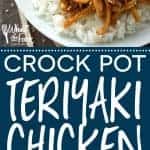 Crock Pot Teriyaki Chicken - the homemade sauce is so easy and delicious! Makes a great meal any night of the week. | @WhatTheForkBlog | whattheforkfoodblog.com | gluten free meals | gluten free teriyaki sauce | homemade teriyaki sauce | easy chicken recipes | slow cooker chicken recipes | crock pot chicken | how to make teriyaki chicken | homemade teriyaki | family friendly recipes | kid friendly recipes #glutenfree #dinnerrecipes