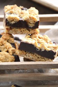 Oatmeal Fudge Bars from What The Fork Food Blog