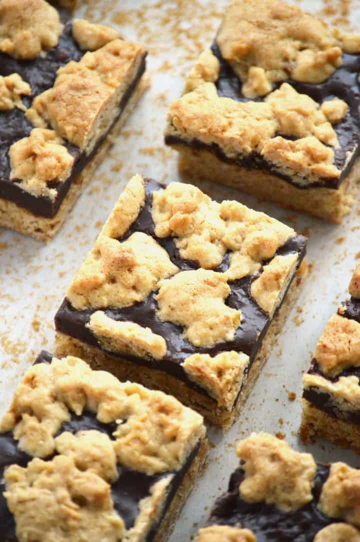 Oatmeal Fudge Bars What the Fork