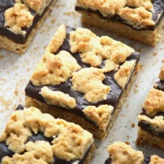 Oatmeal Fudge Bars from What The Fork Food Blog
