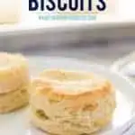 gluten free biscuits on a white plate ready to serve