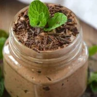 Mint Chocolate Chia Seed Pudding from What The Fork Food Blog