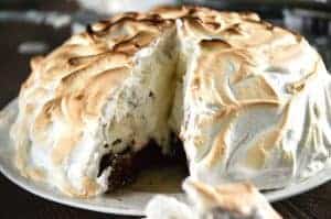 Cherry Vanilla Baked Alaska from What The Fork Food Blog