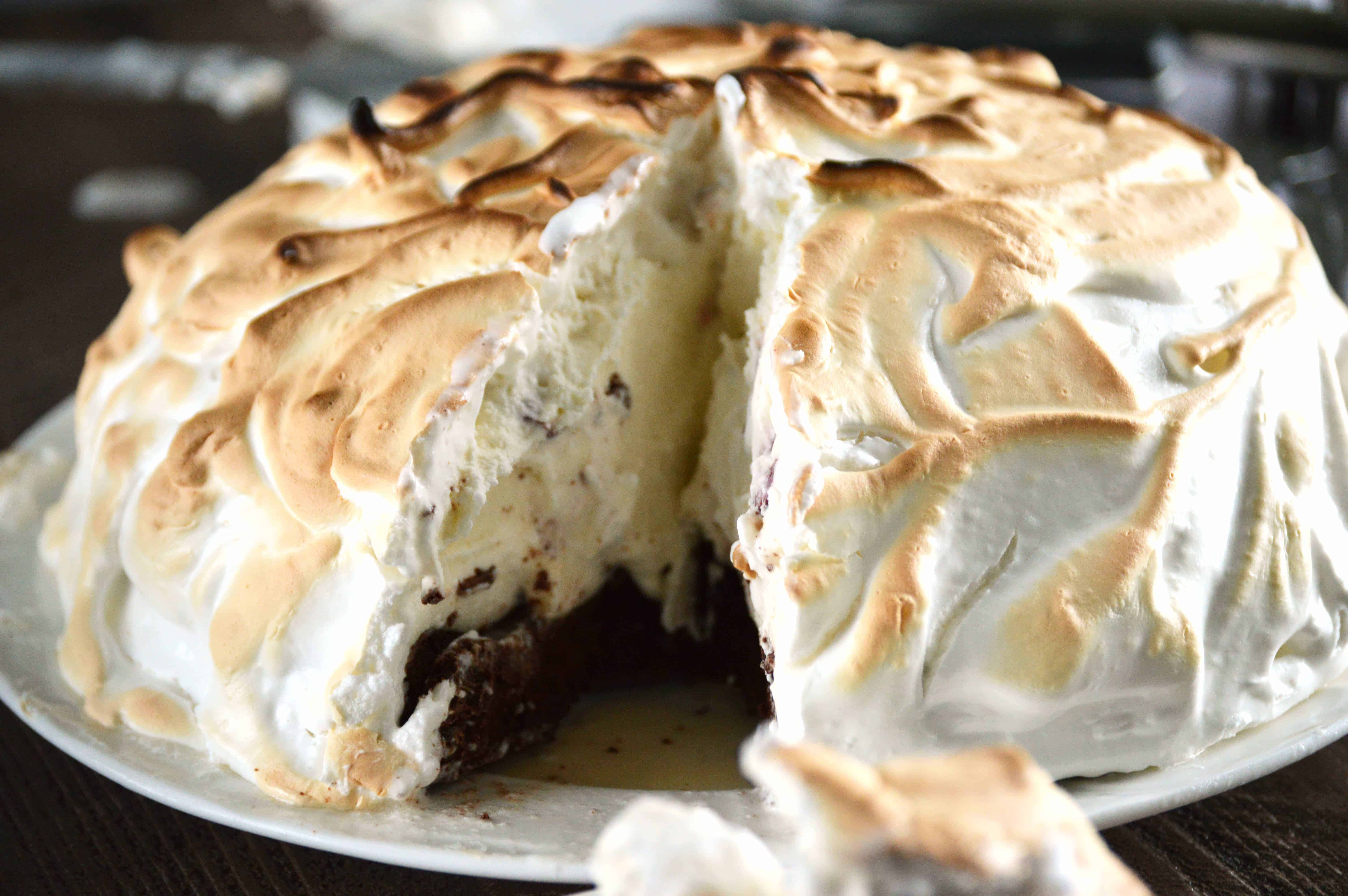 Cherry Vanilla Baked Alaska (gluten free) What the Fork