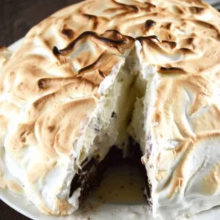 Cherry Vanilla Baked Alaska from What The Fork Food Blog