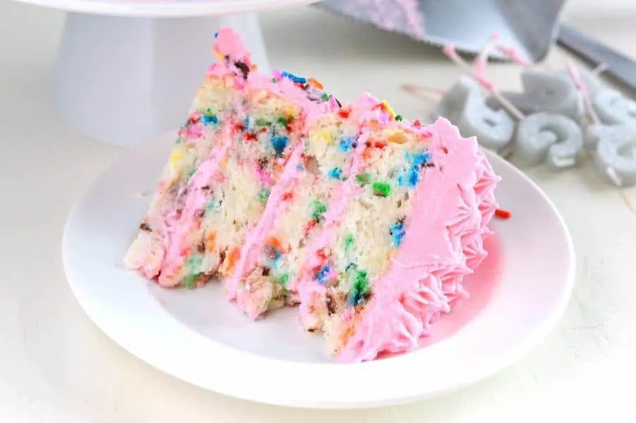 Gluten Free Funfetti Cake from What The Fork Food Blog | @whattheforkblog | whattheforkfoodblog.com