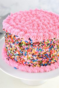 Gluten Free Funfetti Cake from What The Fork Food Blog | @WhatTheForkBlog