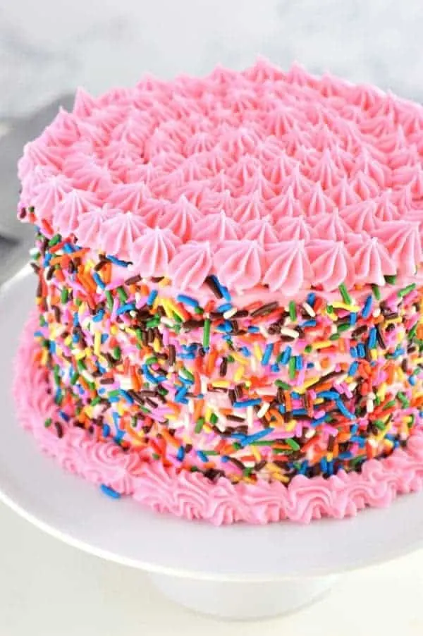 Gluten Free Funfetti Cake from What The Fork Food Blog | @WhatTheForkBlog