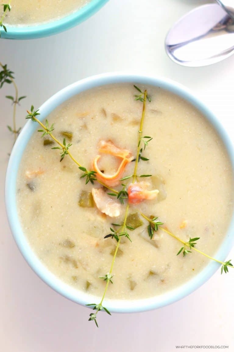 Gluten Free New England Clam Chowder - What the Fork