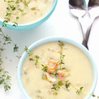 New England Clam Chowder from What The Fork Food Blog | @WhatTheForkBlog | whattheforkfoodbog.com