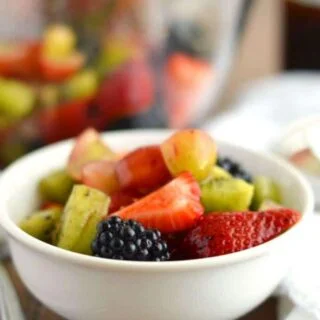 Easy Fruit Salad for Two from What The Fork Food Blog | @WhatTheForkBlog | whattheforkfoodblog.com