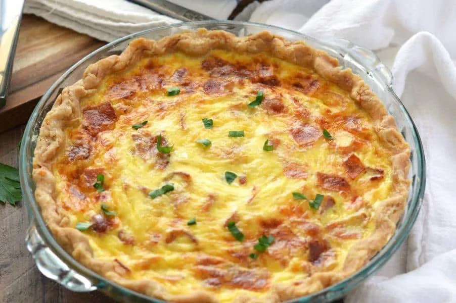 Ham and Cheese Quiche from What The Fork Food Blog | @WhatTheForkBlog | whattheforkfoodblog.com