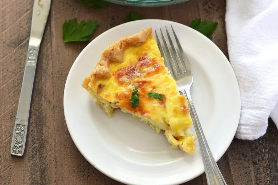 Ham and Cheese Quiche from What The Fork Food Blog | @WhatTheForkBlog | whattheforkfoodblog.com