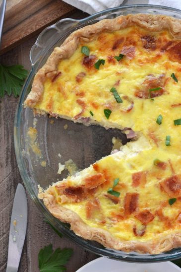 Gluten Free Ham and Cheese Quiche - What the Fork