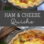 Ham and Cheese Quiche from What The Fork Food Blog | @WhatTheForkBlog | whattheforkfoodblog.com