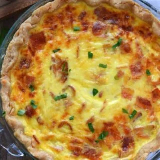Ham and Cheese Quiche from What The Fork Food Blog | @WhatTheForkBlog | whattheforkfoodblog.com