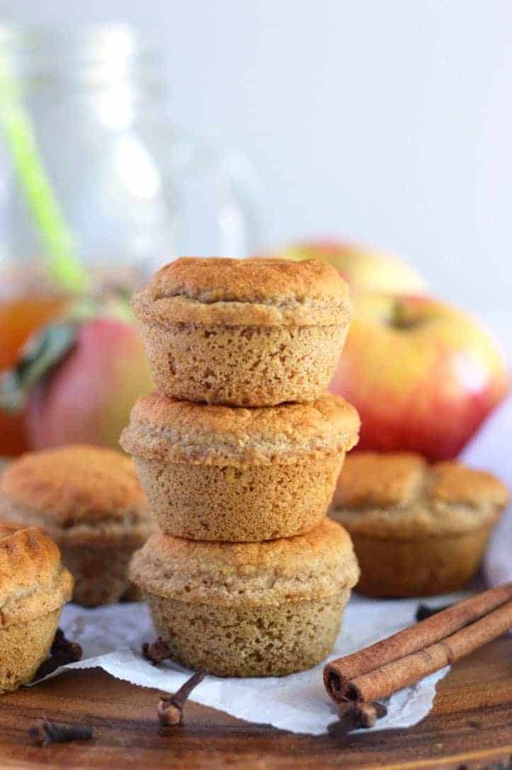 Healthy Apple Cider Donut Muffins from What The Fork Food Blog (gluten free, dairy free, naturally sweetened) | @WhatTheForkBlog | whattheforkfoodblog.com