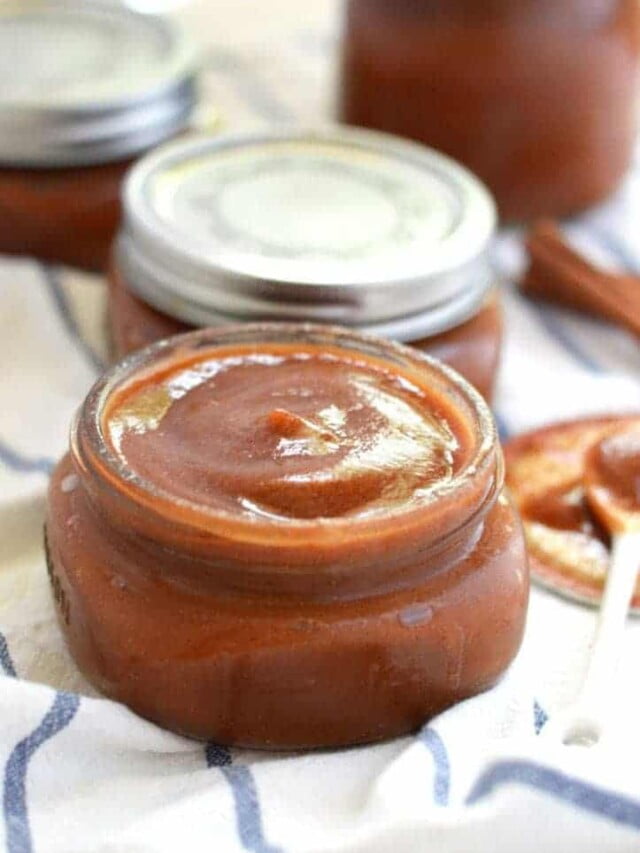 Super Easy Slow Cooker Apple Butter Story