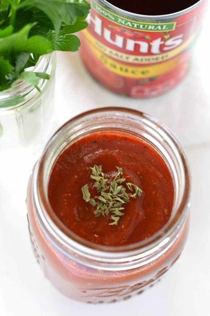 5 Minute Pizza Sauce (gluten free, paleo, vegan) from What The Fork Food Blog | whattheforkfoodblog.com