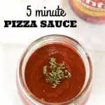 5 Minute Pizza Sauce (gluten free, paleo, vegan) from What The Fork Food Blog | whattheforkfoodblog.com