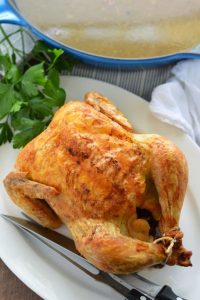 Pan Roasted Chicken and Gravy (Paleo) from What The Fork Food Blog