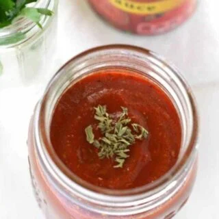 5 Minute Pizza Sauce (gluten free, paleo, vegan) from What The Fork Food Blog | whattheforkfoodblog.com