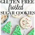 Gluten Free Frosted Sugar Cookies (dairy free too) from What The Fork Food Blog | whattheforkfoodblog.com