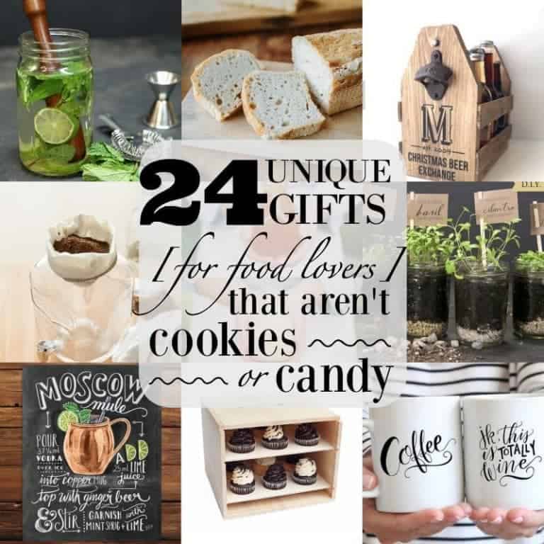 24 Unique Gifts for Food Lovers (that aren't Cookies or Candy
