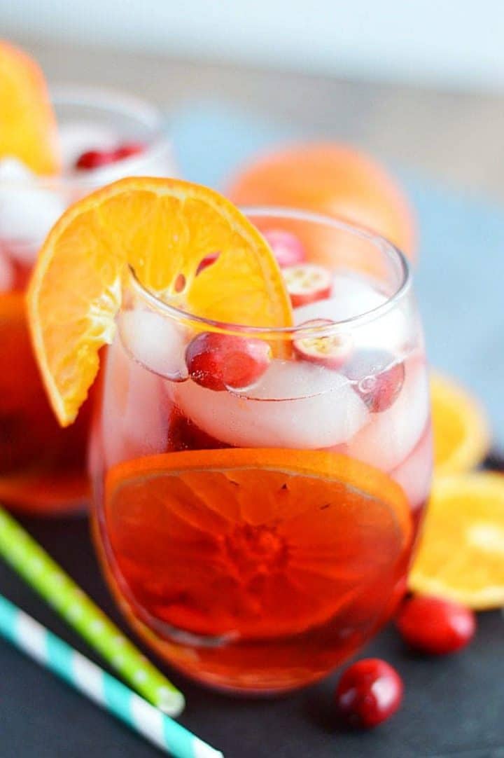 Cranberry Orange Sangria - What the Fork