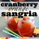 Cranberry Orange Sangria from What The Fork Food Blog | whattheforkfoodblog.com