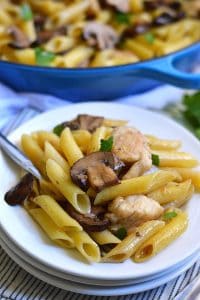 Gluten Free Chicken Marsala, an easy weeknight meal. From What The Fork Food Blog | whattheforkfoodblog.com