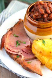 Pineapple Glazed Ham (gluten free and dairy free) from What The Fork Food Blog | whattheforkfoodblog.com