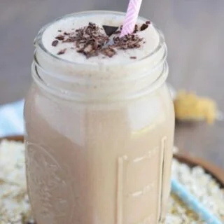 Chocolate Peanut Butter Oatmeal Smoothies from @whattheforkblog. These smoothies are #healthy , filling, and full of flavors you love - they make a great on-the-go breakfast! | recipe on whattheforkfoodblog.com | sponsored | oatmeal smoothie recipes | recipes with oatmeal | healthy smoothie recipes | how to make smoothies with oatmeal | smoothies with peanut butter | smoothies with chocolate | #smoothies without bananas | breakfast smoothies | easy smoothie recipes | smoothies without vegetables
